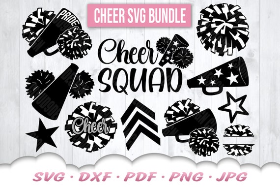 Pom Pom SVG Clipart Team Colors Pompom Svg Png Cheerleading Svg Cheer Pom  Svg Cheerleading Clipart Personal and Commercial Use 
