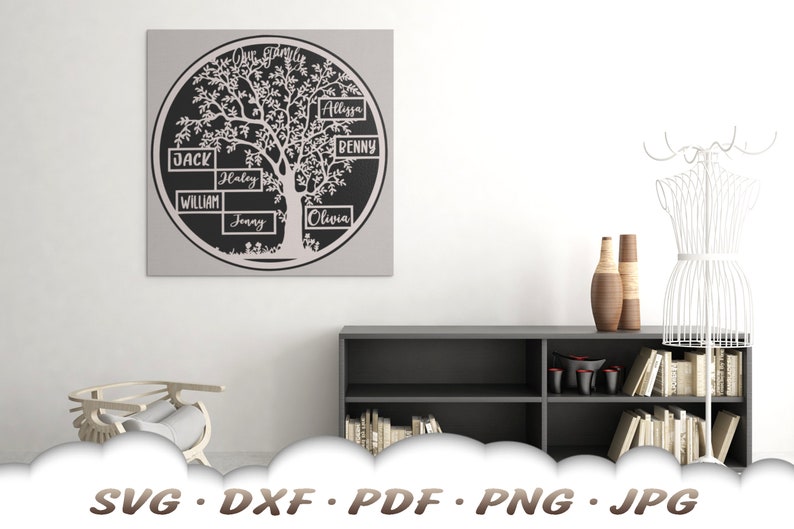 Download Clip Art Art Collectibles Customizable Family Tree Svg Layered Svg Family Svg Family Tree Sign Svg Family Tree Svg Files For Cricut Personalized Svg