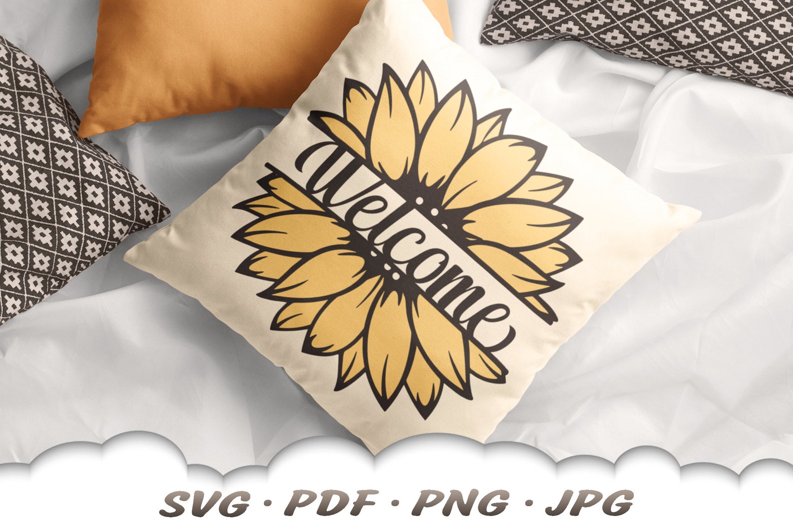 Free Free 111 Sunflower Welcome Svg SVG PNG EPS DXF File