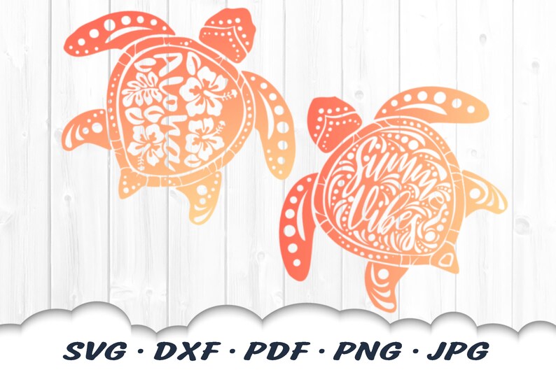 Summer Beach Svg Bundle Sea Turtle SVG Files For Cricut | Etsy