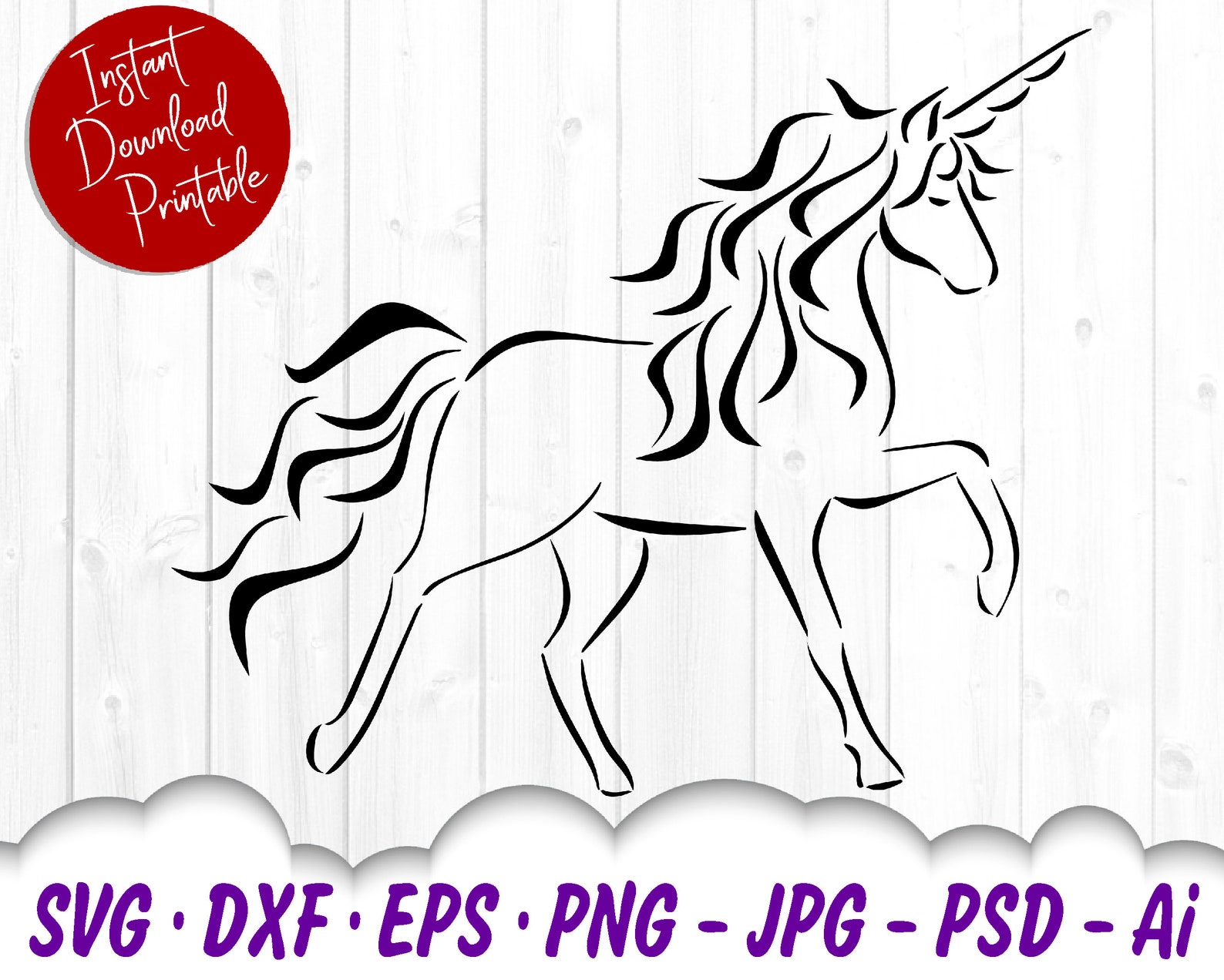 Free Free Unicorn Wall Art Svg 342 SVG PNG EPS DXF File