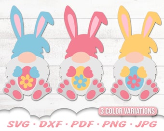 Easter Gnome SVG - Gnome Svg - Easter Bunny Svg - Bunny Svg - Easter Svg - Easter Bunny Gnome - Easter Shirt Svg - Cricut Silhouette