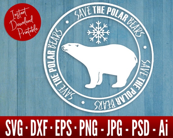 Download Save The Polar Bears Svg