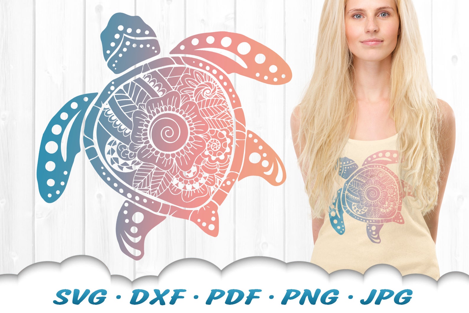Mandala Beach SVG Bundle Mandala Sea Turtle Svg Beach Svg | Etsy