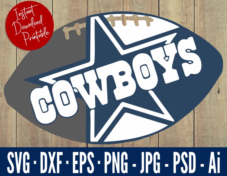 Dallas COWBOYS SVG Football Svg Files For Cricut Cowboys | Etsy