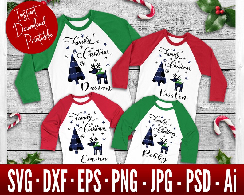 Download Family Christmas Shirts SVG Christmas Matching Shirts Svg ...