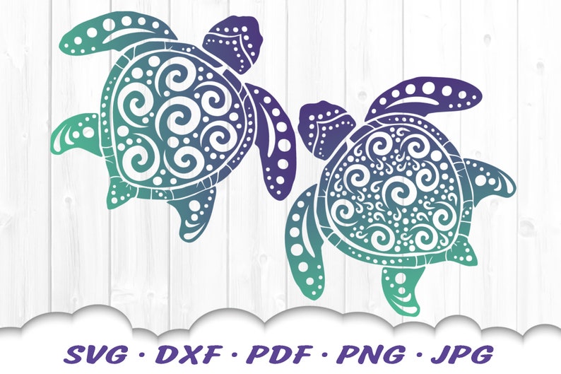 Download Spiral Sea Turtle Svg Bundle Sea Turtle SVG Files For ...