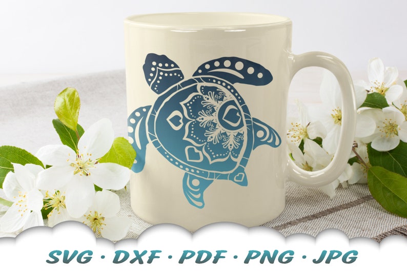 Free Free 135 Cricut Turtle Mandala Svg SVG PNG EPS DXF File