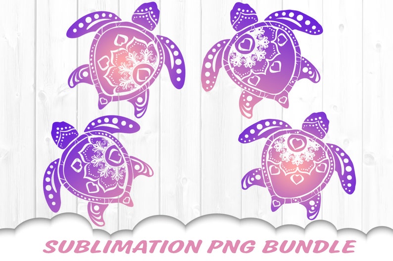 Summer Vibes Beach Mandala SVG Bundle Turtle Svg Summer | Etsy