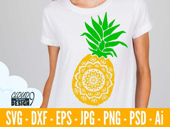 Download Pineapple Mandala Svg Files For Cricut Pineapple Svg Mandala Etsy