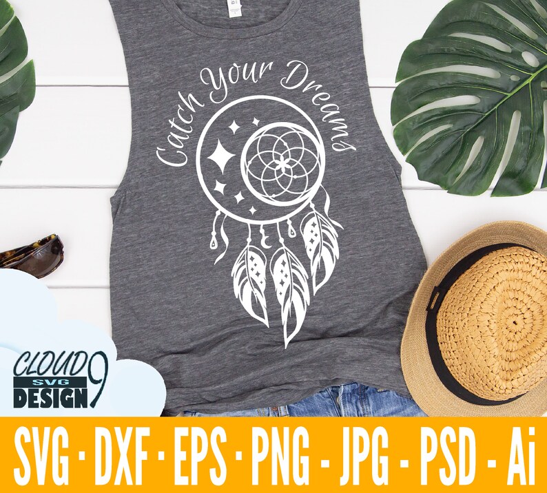 Free Free 114 Moon Dream Catcher Svg Free SVG PNG EPS DXF File