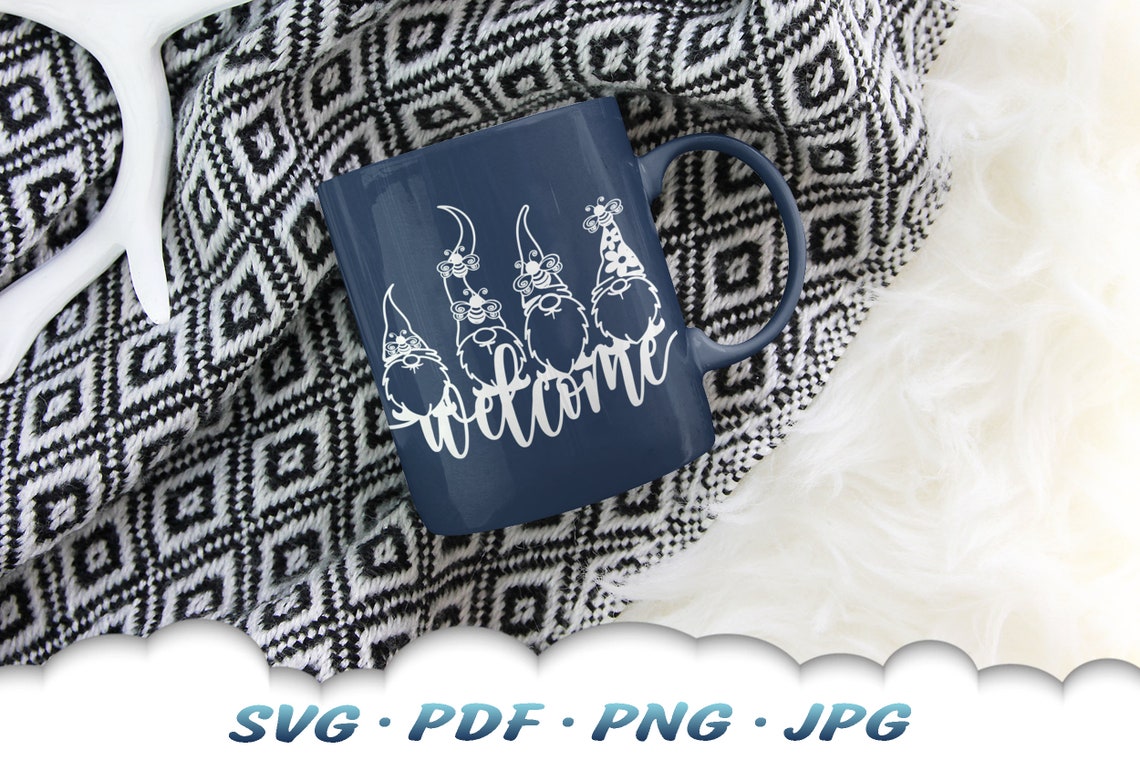 Download Gnome Welcome Sign Svg Garden Gnome Svg Files For Cricut ...