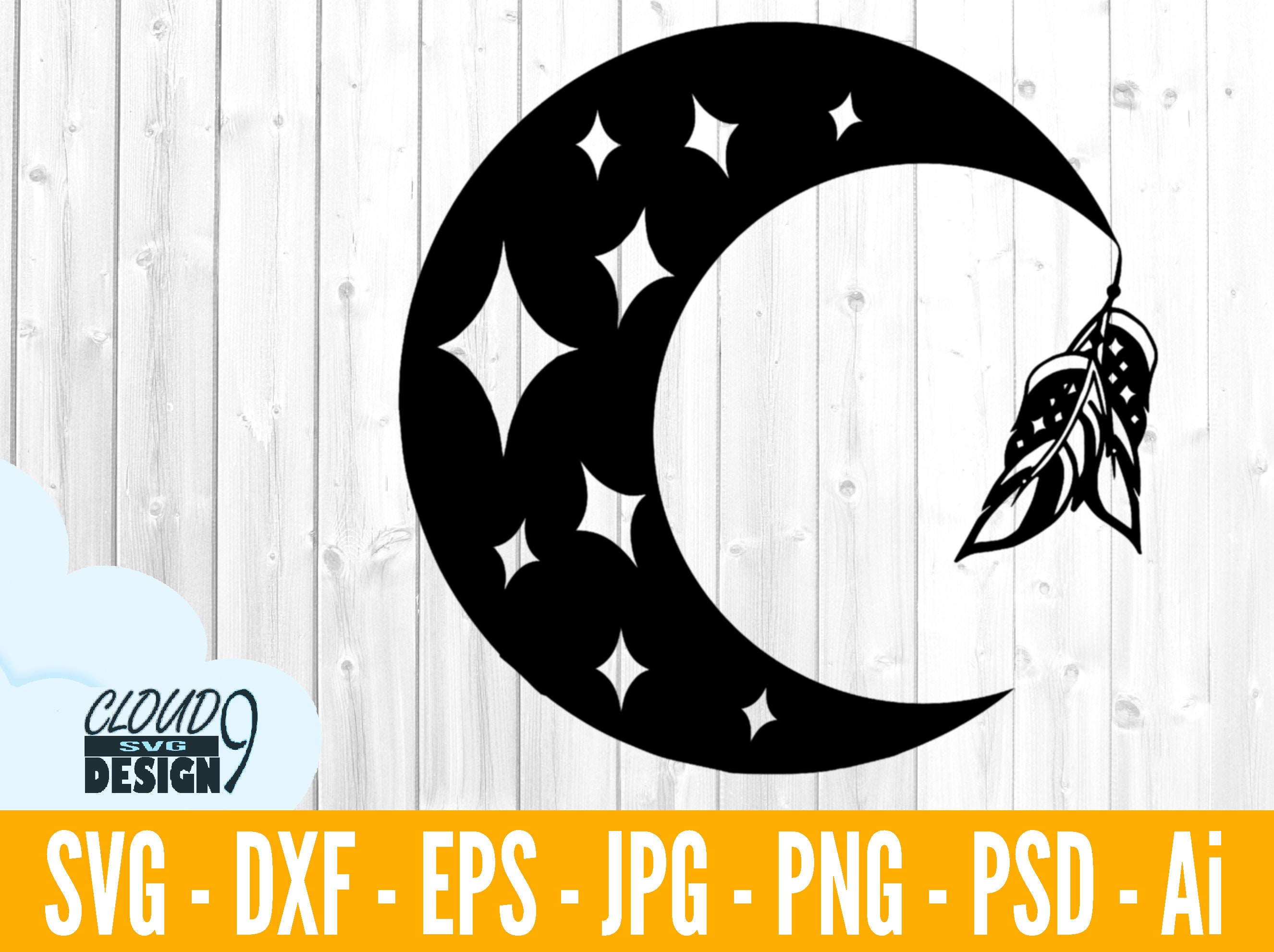 Free Free 299 Moon Dreamcatcher Vinyl Dream Catcher Svg Free SVG PNG EPS DXF File