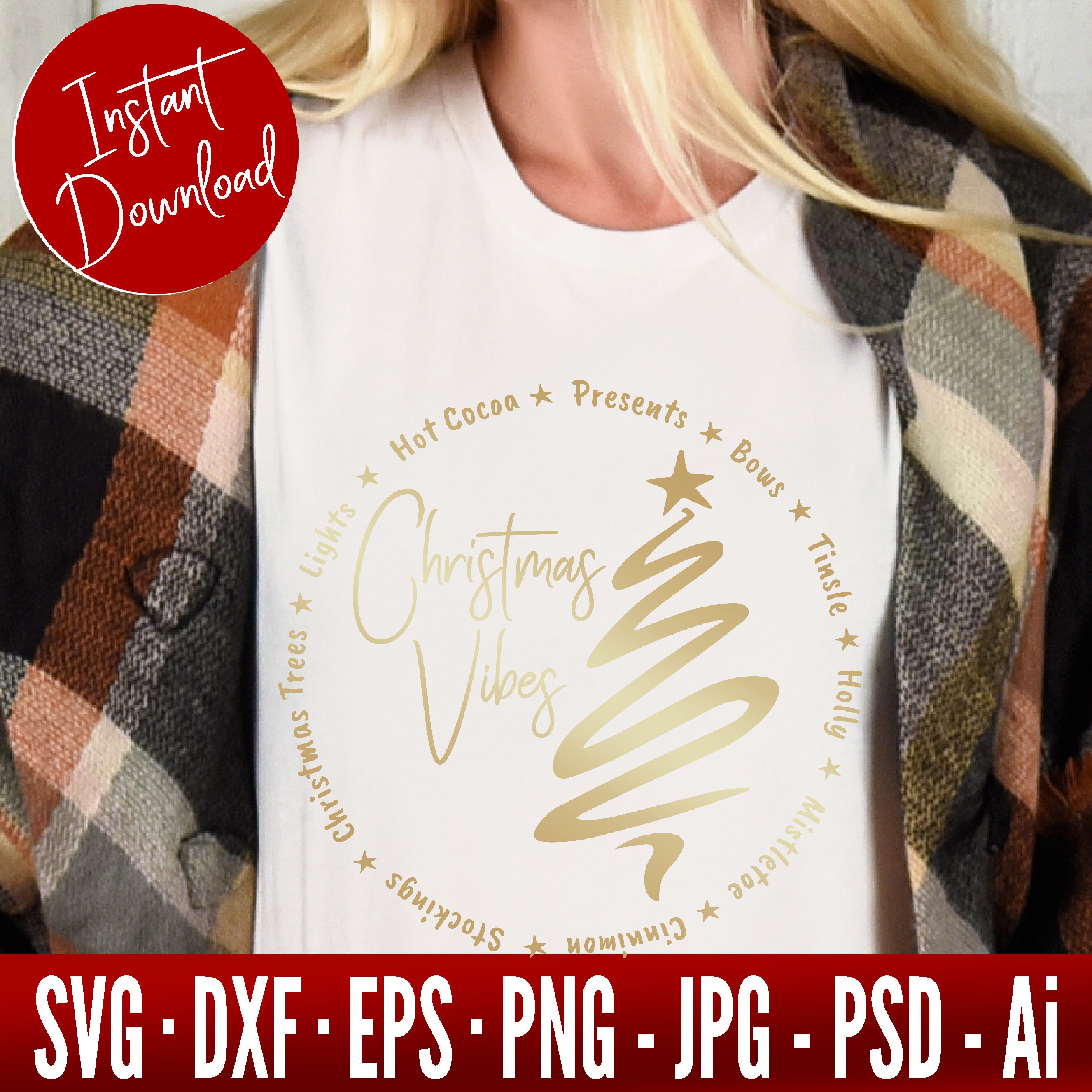 Download Christmas Vibes SVG Christmas Sign SVG Christmas SVG Files ...