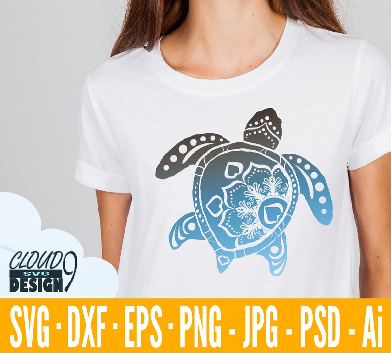 Free Free 119 Cricut Turtle Mandala SVG PNG EPS DXF File