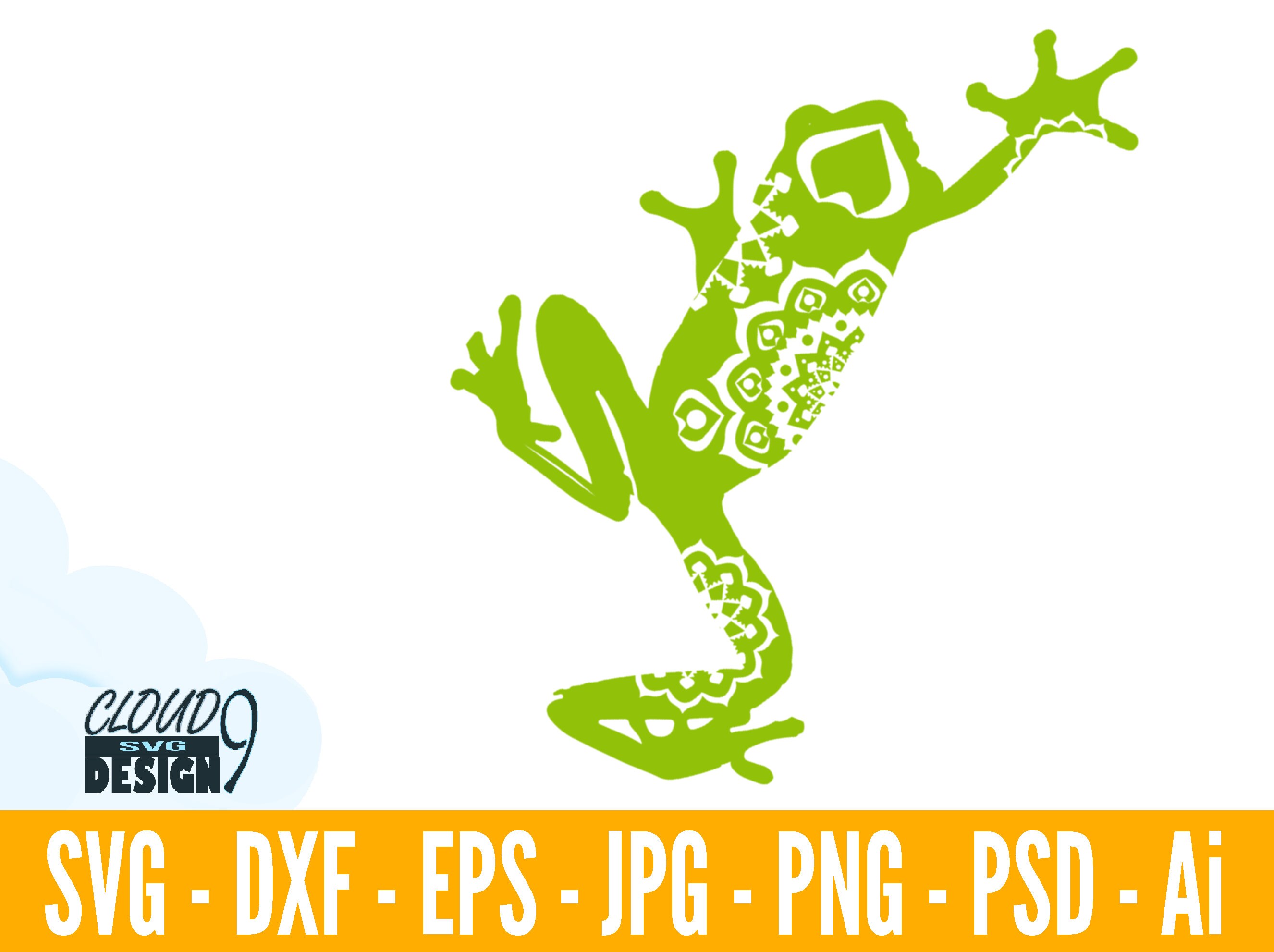Download Frog Mandala Svg Files For Cricut Frog Svg Mandala Svg Yoga Etsy