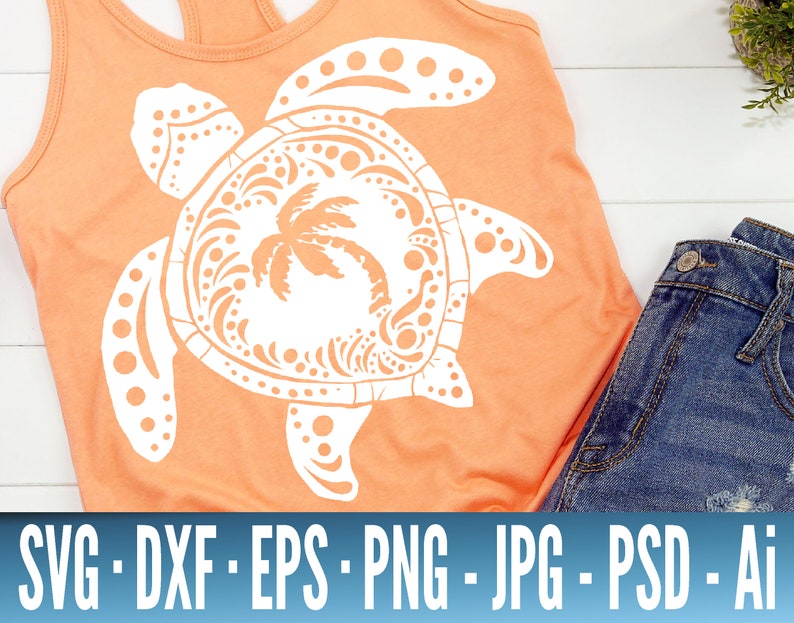 Free Free 263 Cricut Turtle Mandala SVG PNG EPS DXF File