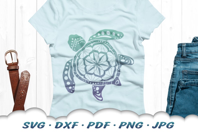 Turtle Mandala Svg Files For Cricut Sea Turtle Svg Mandala ...
