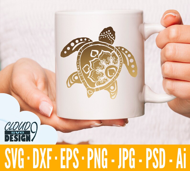 Download Turtle Mandala SVG Files For Cricut Turtle SVG Bundle Sea ...