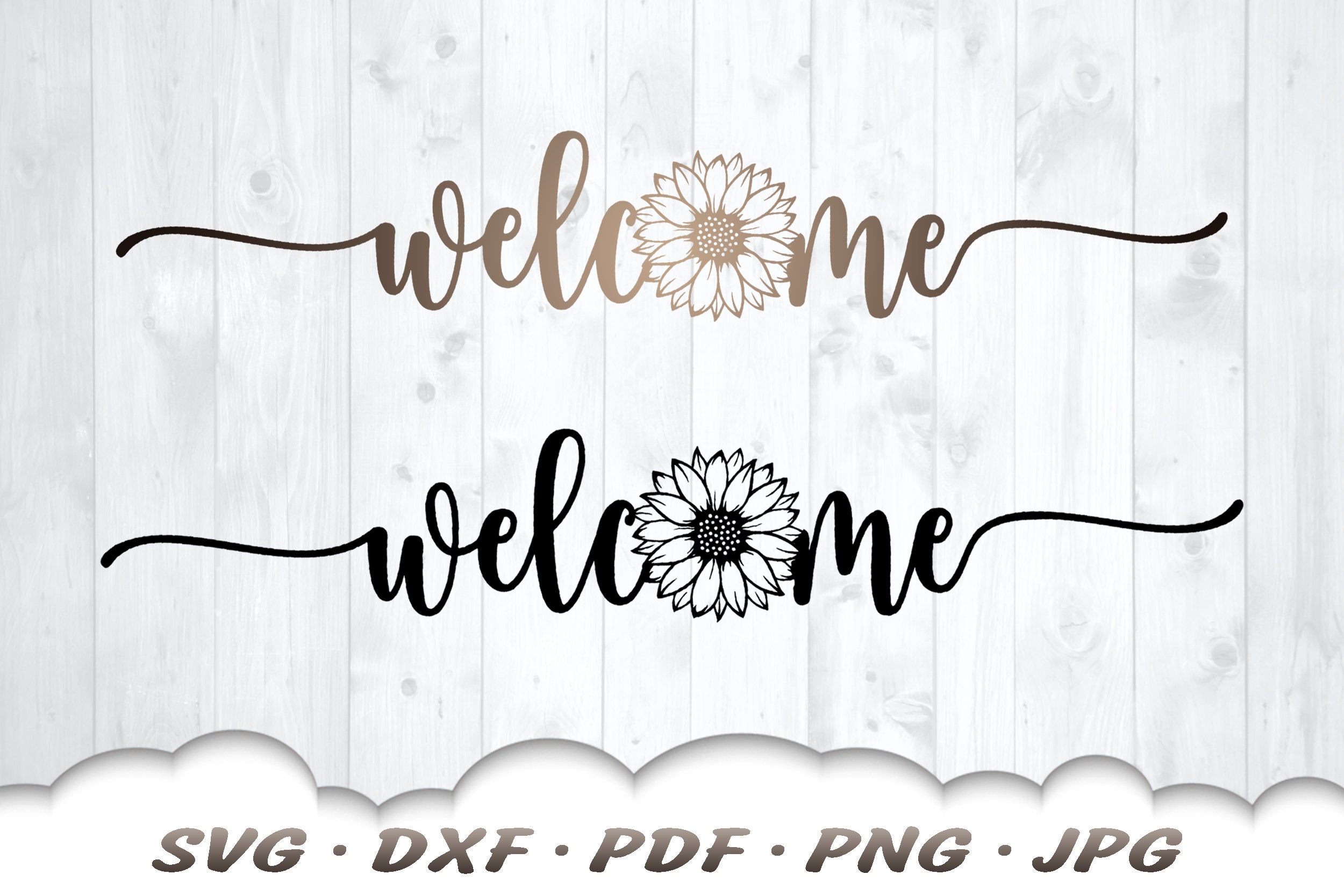 Free Free Sunflower Welcome Svg 178 SVG PNG EPS DXF File