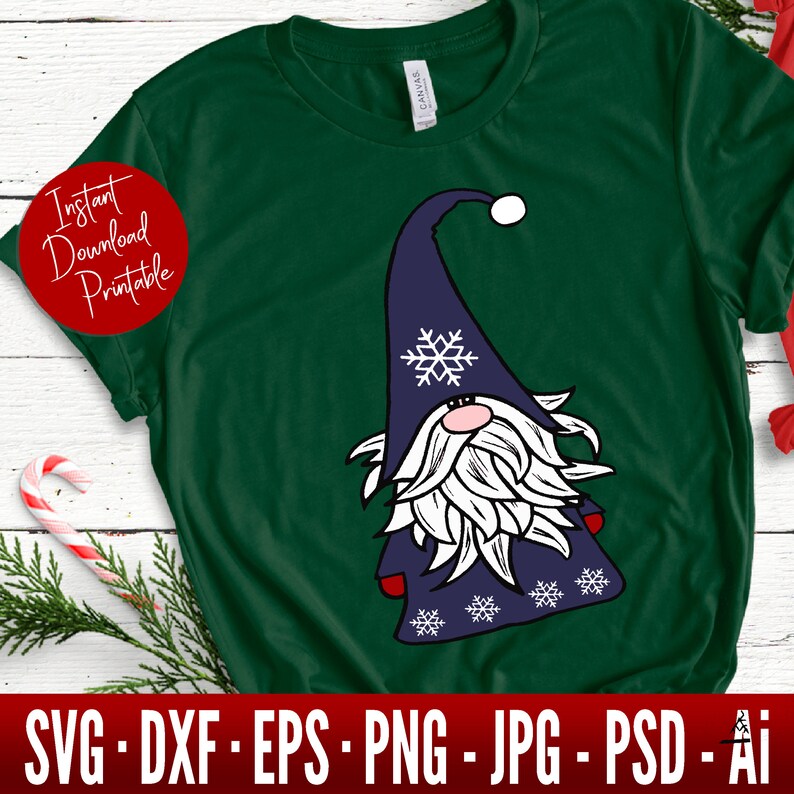 Download Christmas Gnome SVG Snowflake Gnome SVG Gnome SVG | Etsy