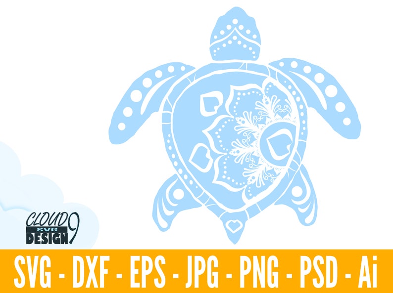 Free Free 72 Cricut Turtle Mandala SVG PNG EPS DXF File