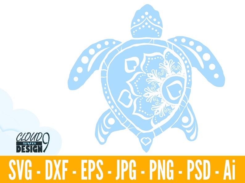 Free Free Cricut Turtle Mandala 835 SVG PNG EPS DXF File