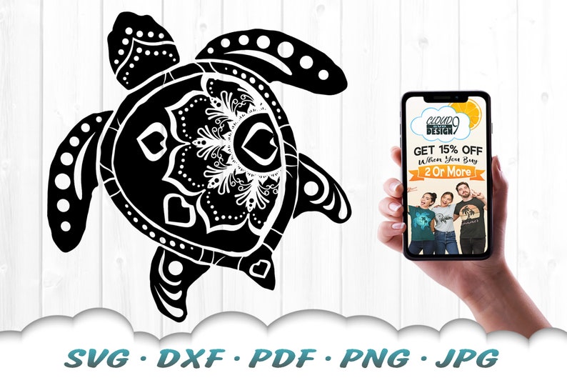 Download Turtle Mandala SVG Files For Cricut Turtle SVG Bundle Sea ...