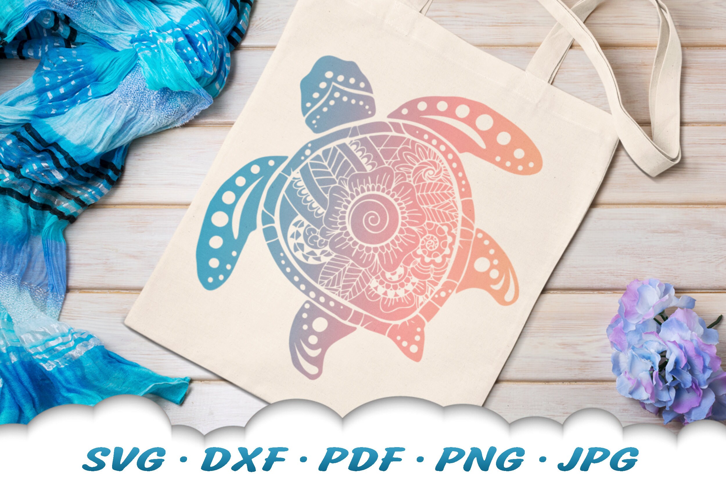 Mandala Beach SVG Bundle Mandala Sea Turtle Svg Beach Svg - Etsy
