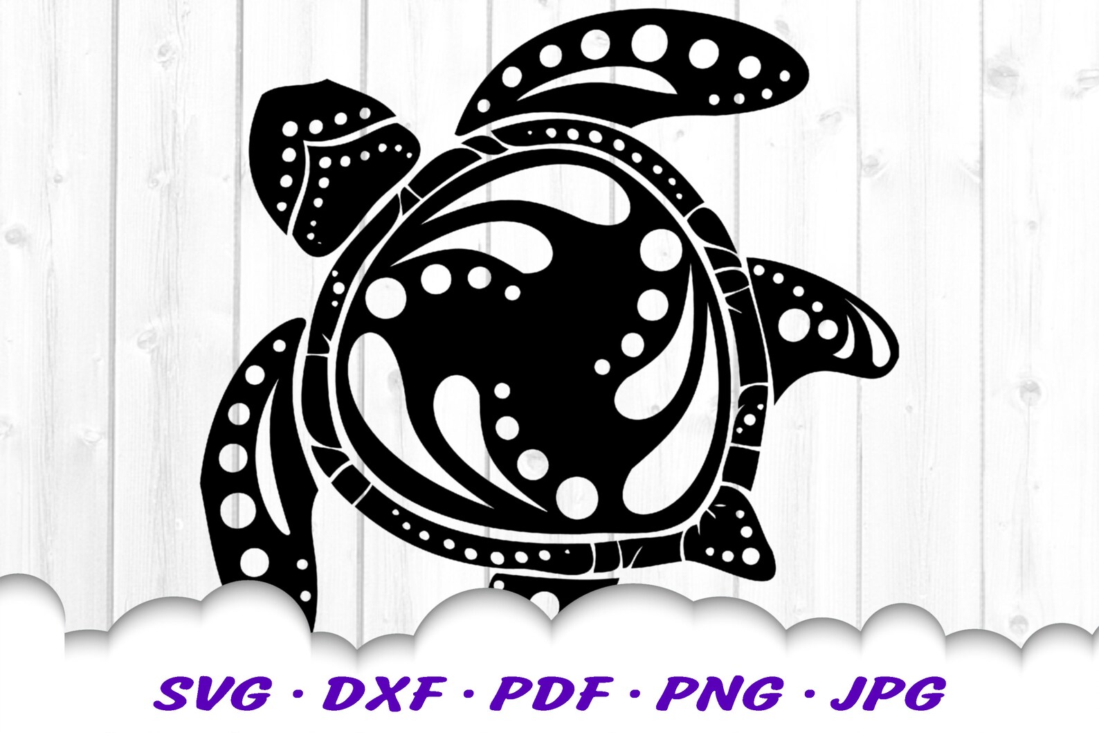 Turtle Mandala SVG Files For Cricut Turtle SVG Bundle Sea | Etsy