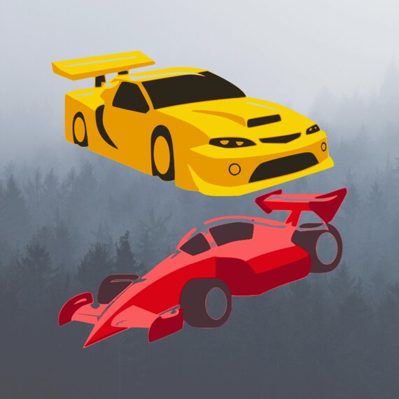 red and yellow toy car