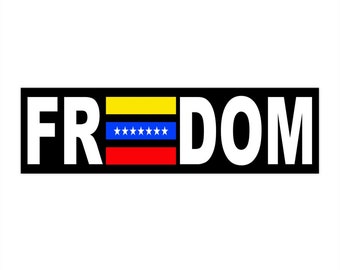 Venezuelan Freedom Bumper Sticker