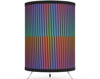 Treppiede di design Maiquetia con paralume stampato ad alta risoluzione / Lampara de Mesa / Regalo di riscaldamento della casa venezuelana