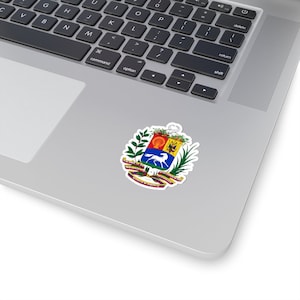 Autocollants Escudo de Venezuela Kiss-Cut | Calcomanía - France | Venezuela - France | République de Cuarta