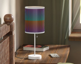 Maiquetia Design Lamp on a Stand / Lampara de Mesa / Venezuelan House Warming Gift