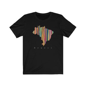 Brazil Multicolor By Franelas CSS | Brazil Gift | Brasil Presente | Brazilian T-Shirt