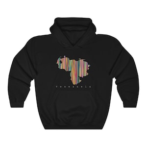 Mapa de Venezuela Multicolor - Unisex Sweatshirt By Franelas CSS | Venezuela Gift | Hoodie Venezuela | Vzla