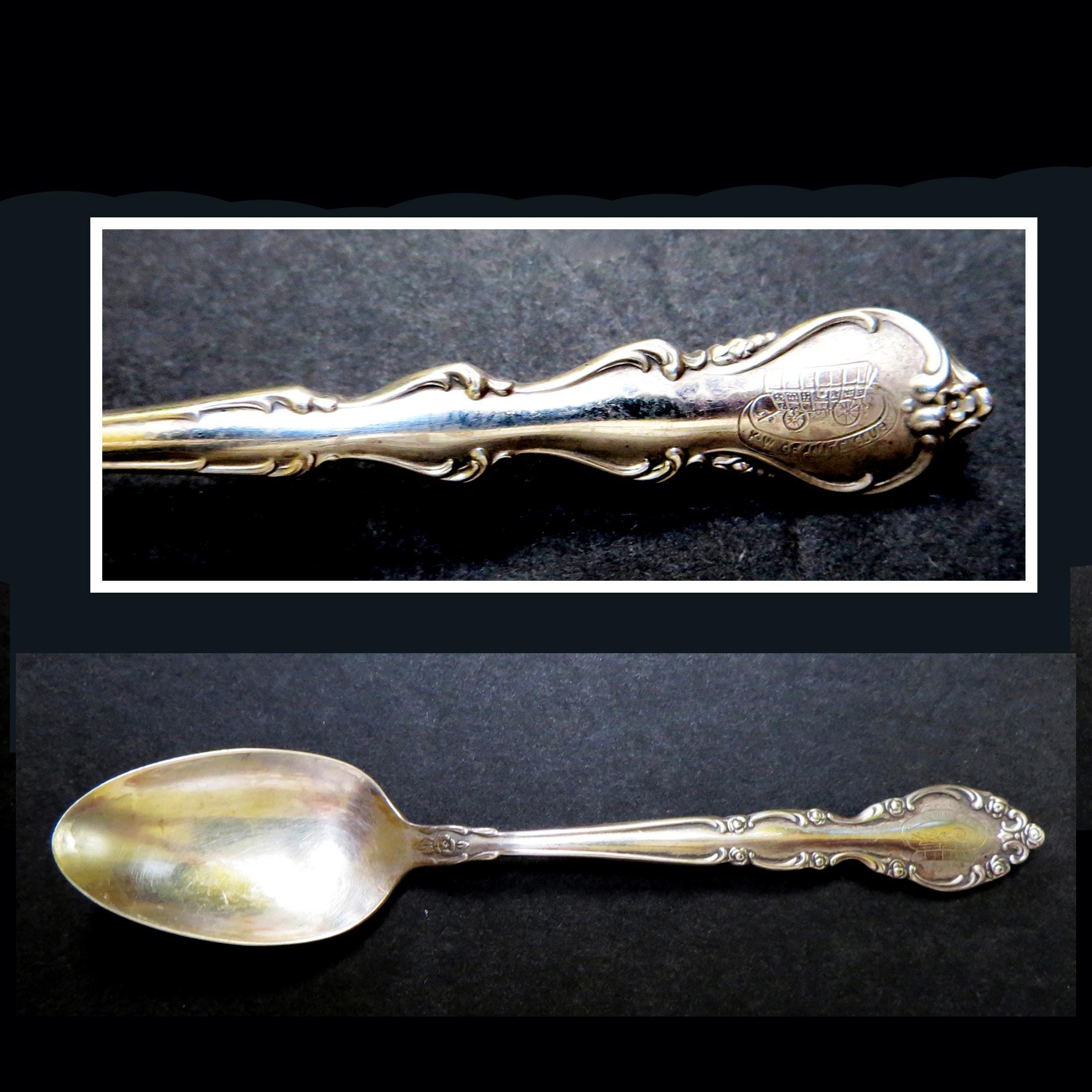Heirloom Sterling Damask Rose Spoon - Etsy