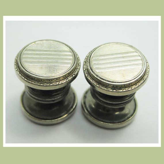 Krementz Silver Plated, Push Button Release Cuff … - image 1