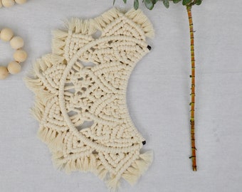 Macrame Moon Wall Hanging