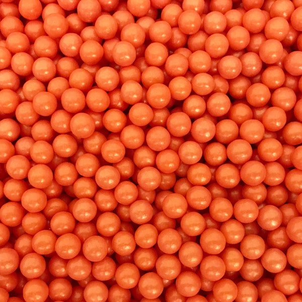 Sprinkles - Orange (Hard Candy) Pearls