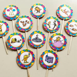 Lorax Cupcake Toppers