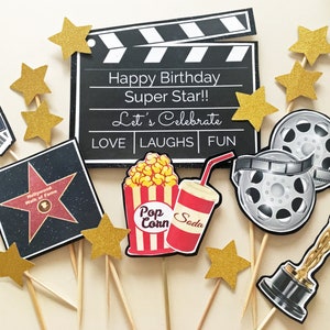 Movie Theme Cake Topper