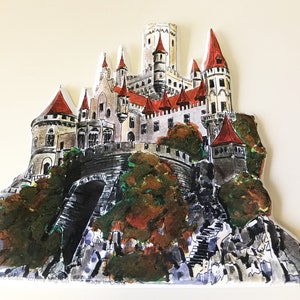 Castle/Gothic - (Pop Top) Cake Topper