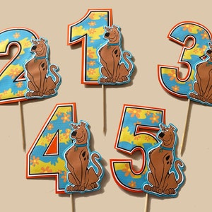 Scooby y los números * Adornos para tarta