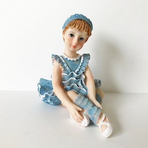 Ballerina in Blue - Cake Topper