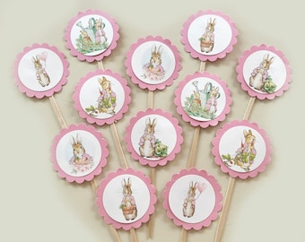 Flopsy Rabbit-cupcaketoppers