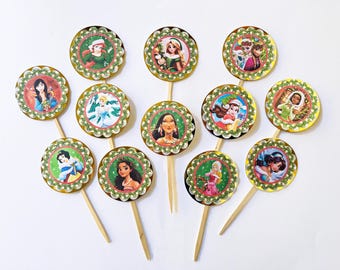 Kerstprinses-cupcaketoppers