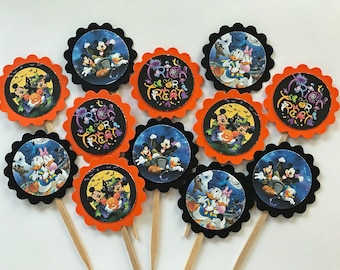 Halloween * Mickey & Friends Cupcake Toppers