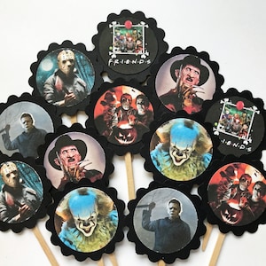 ハロウィン * フレンズ カップケーキ トッパー